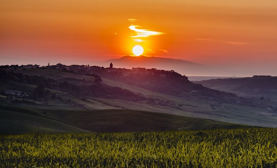 Foto - Tramonto a Tarquinia @ Etruskey