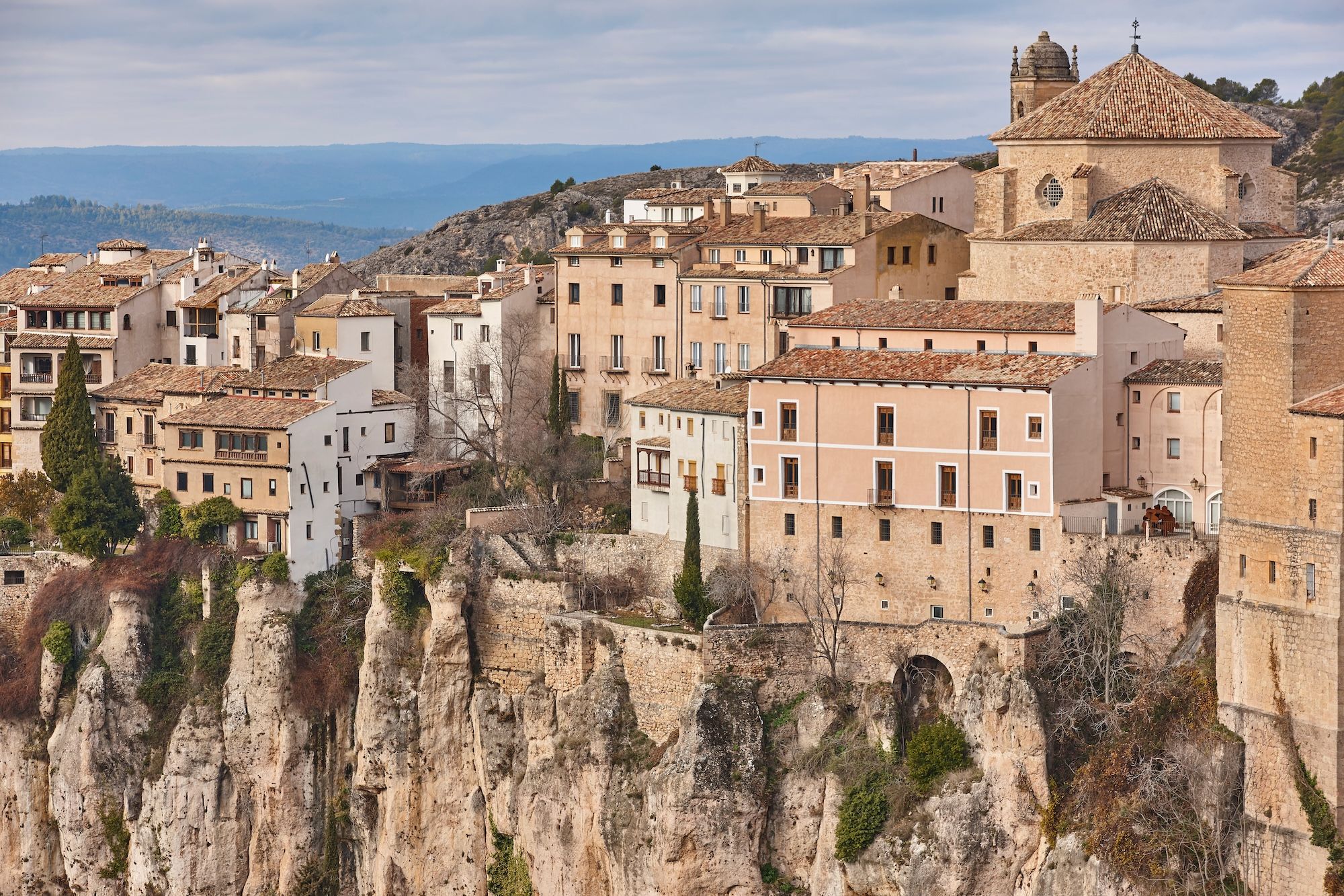 Palazzi di Cuenca sul burrone