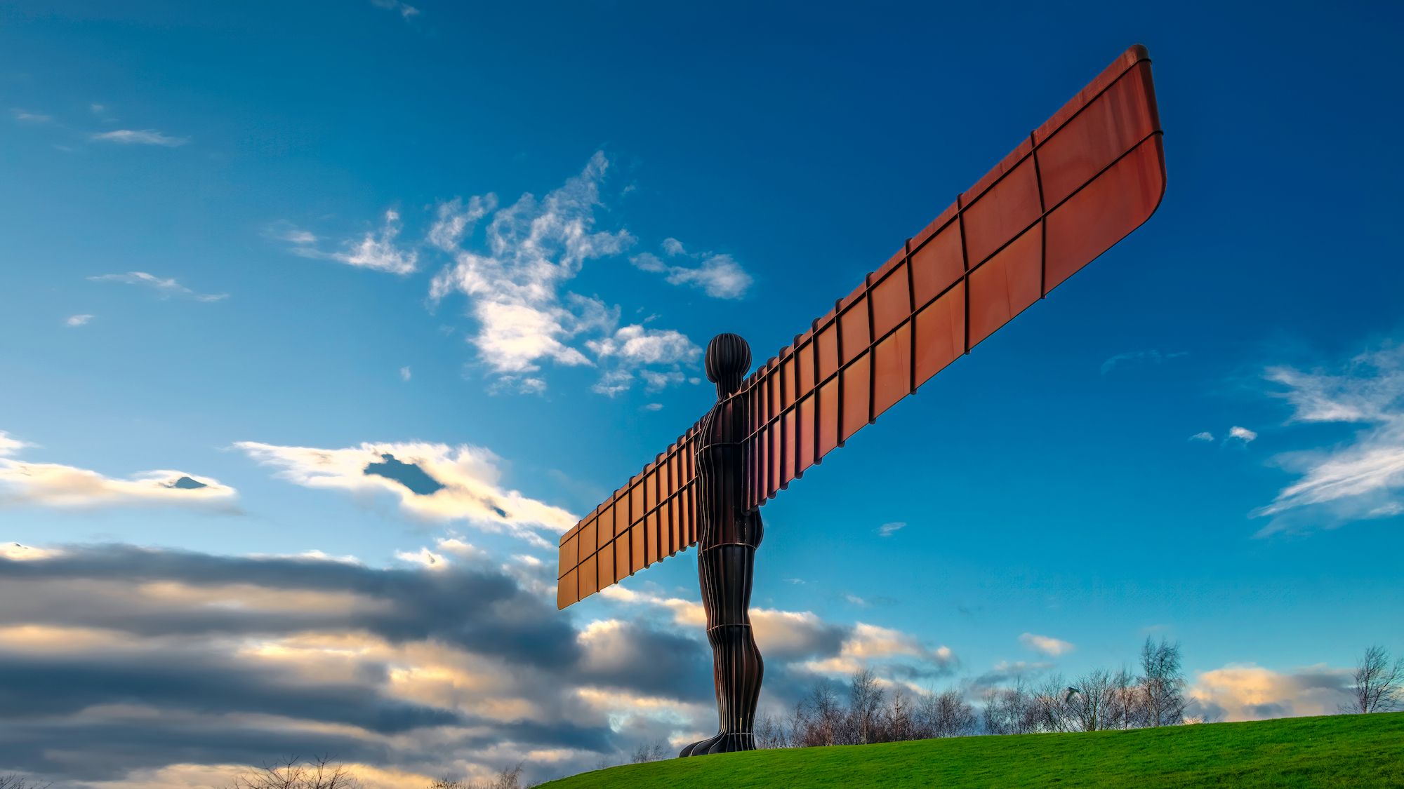The Angel of the North, una statua alta 20 metri sul sito di una miniera di carbone dismessa ©John J Brown/Shutterstock