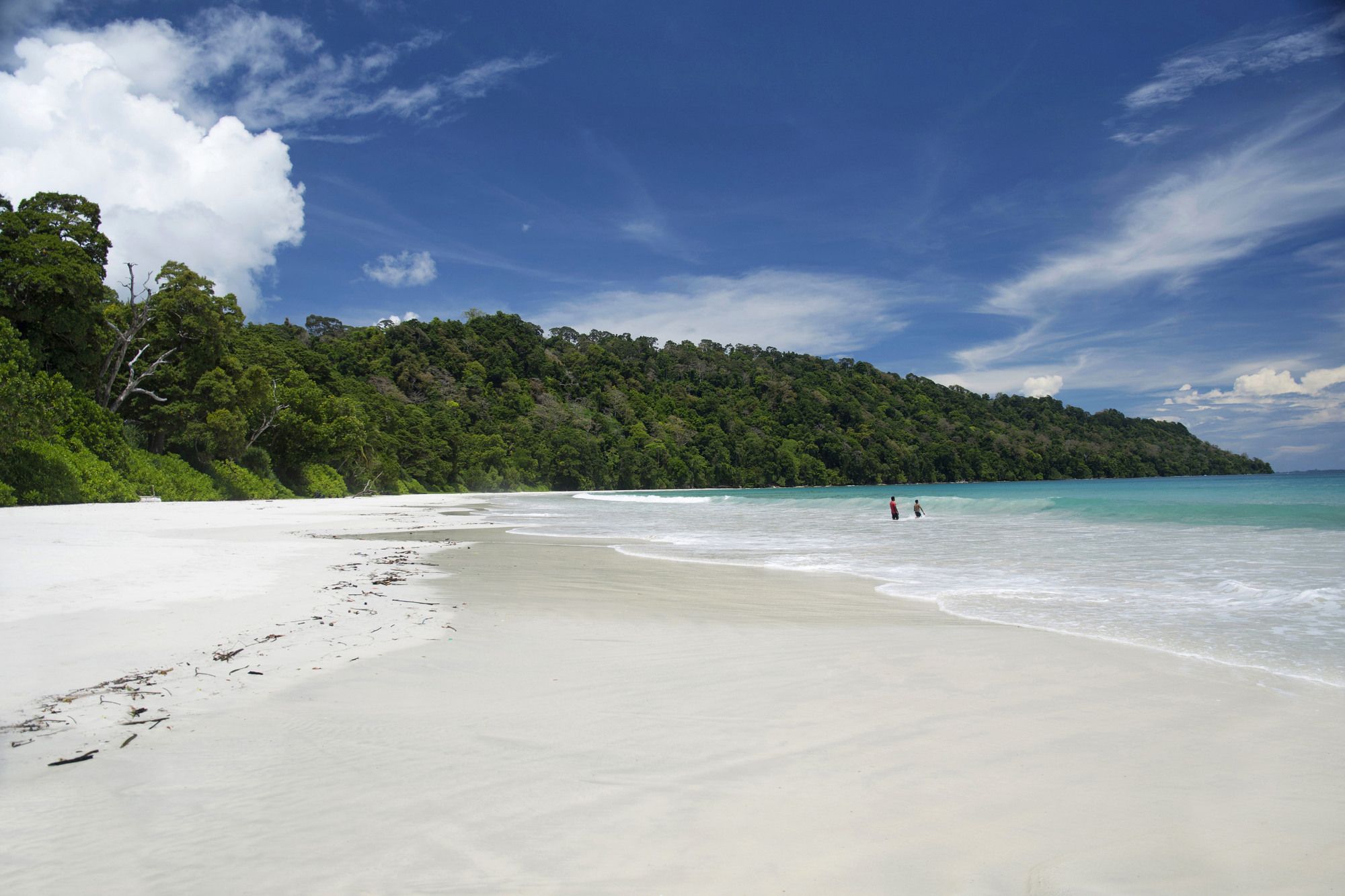 Le isole Andamane e Nicobare hanno spiagge di un bianco perlaceo ©Ephotocorp/Getty Images