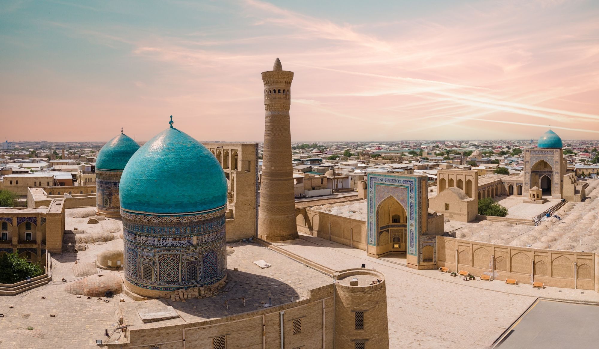 Il tramonto a Bukhara, in Uzbekistan ©Uldis Laganovskis/Shutterstock