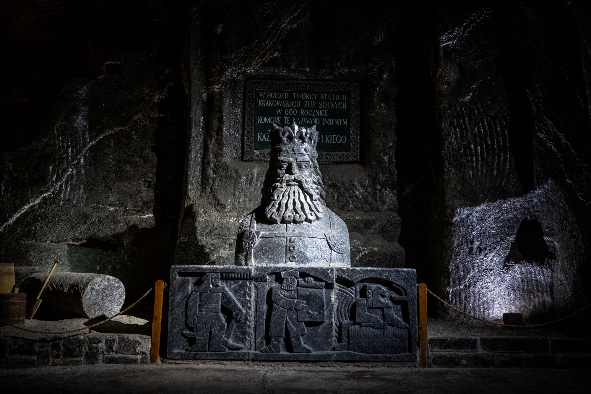Casimiro il Grande nella miniera di sale di Wieliczka
