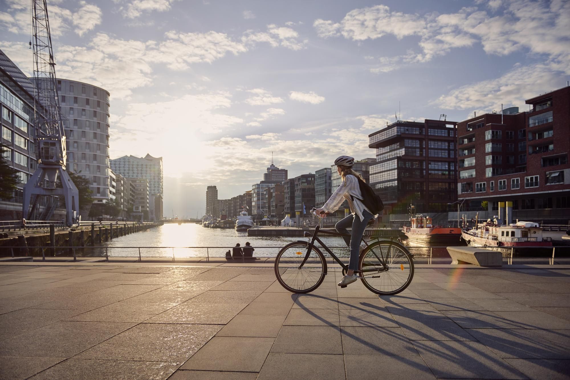 Ad Amburgo ci si muove facilmente anche in bicicletta @Getty Images