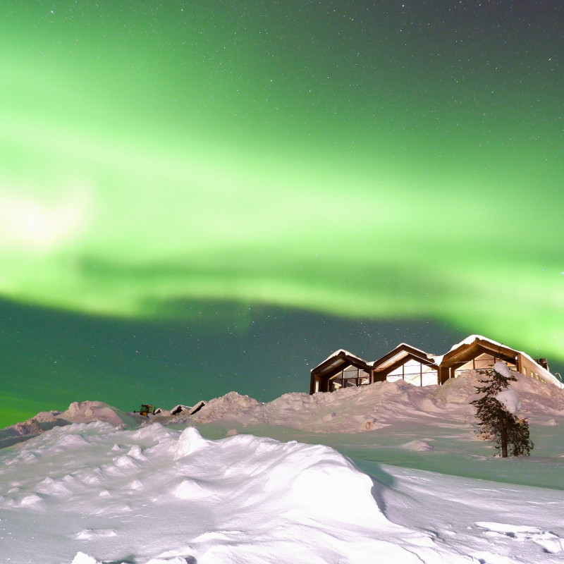L’aurora boreale a Saariselkä © Halil Uluoglu /Shutterstock