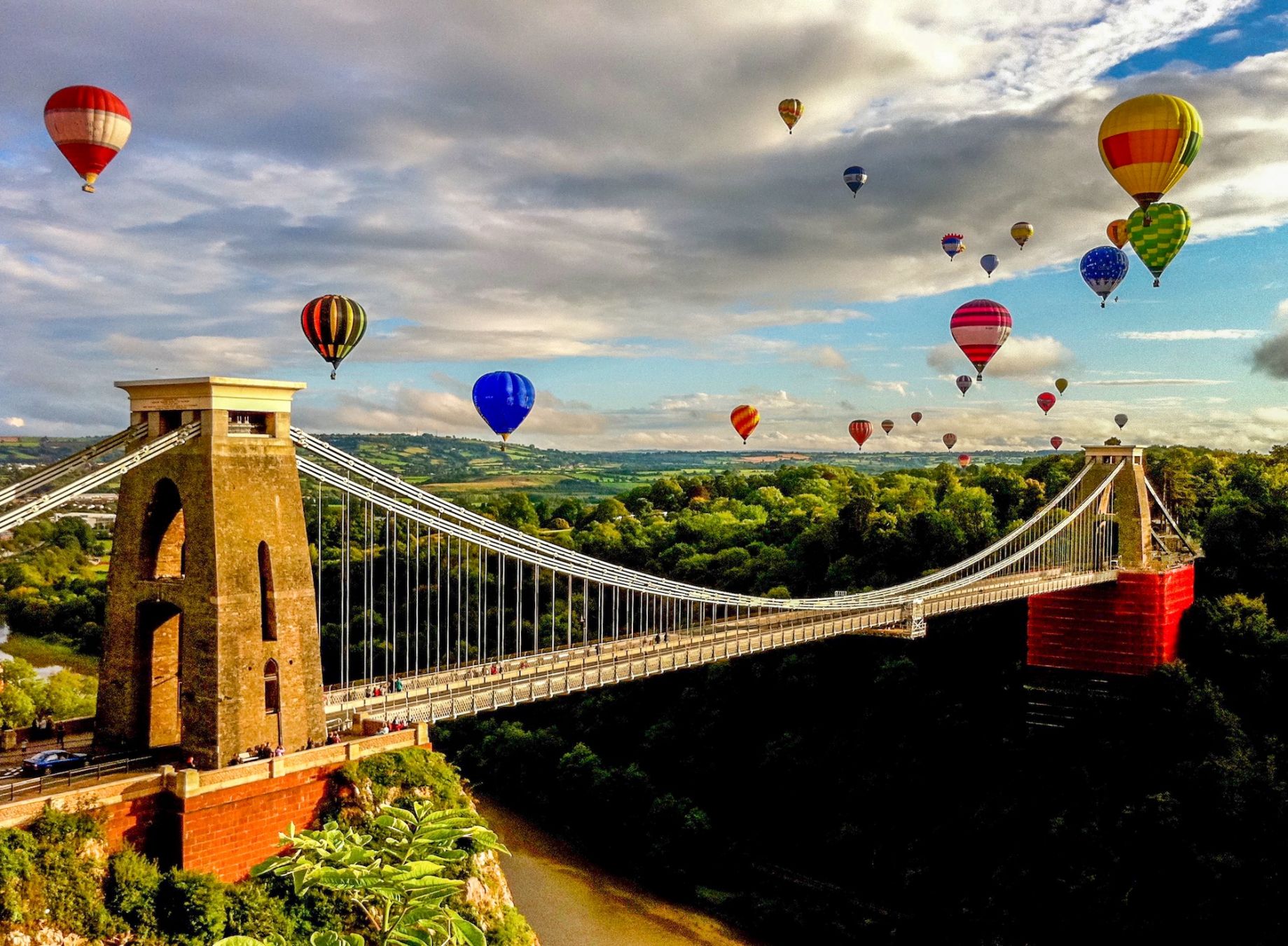 Bristol durante la Bristol International Balloon Fiesta © TurneroundDesigns/Shutterstock