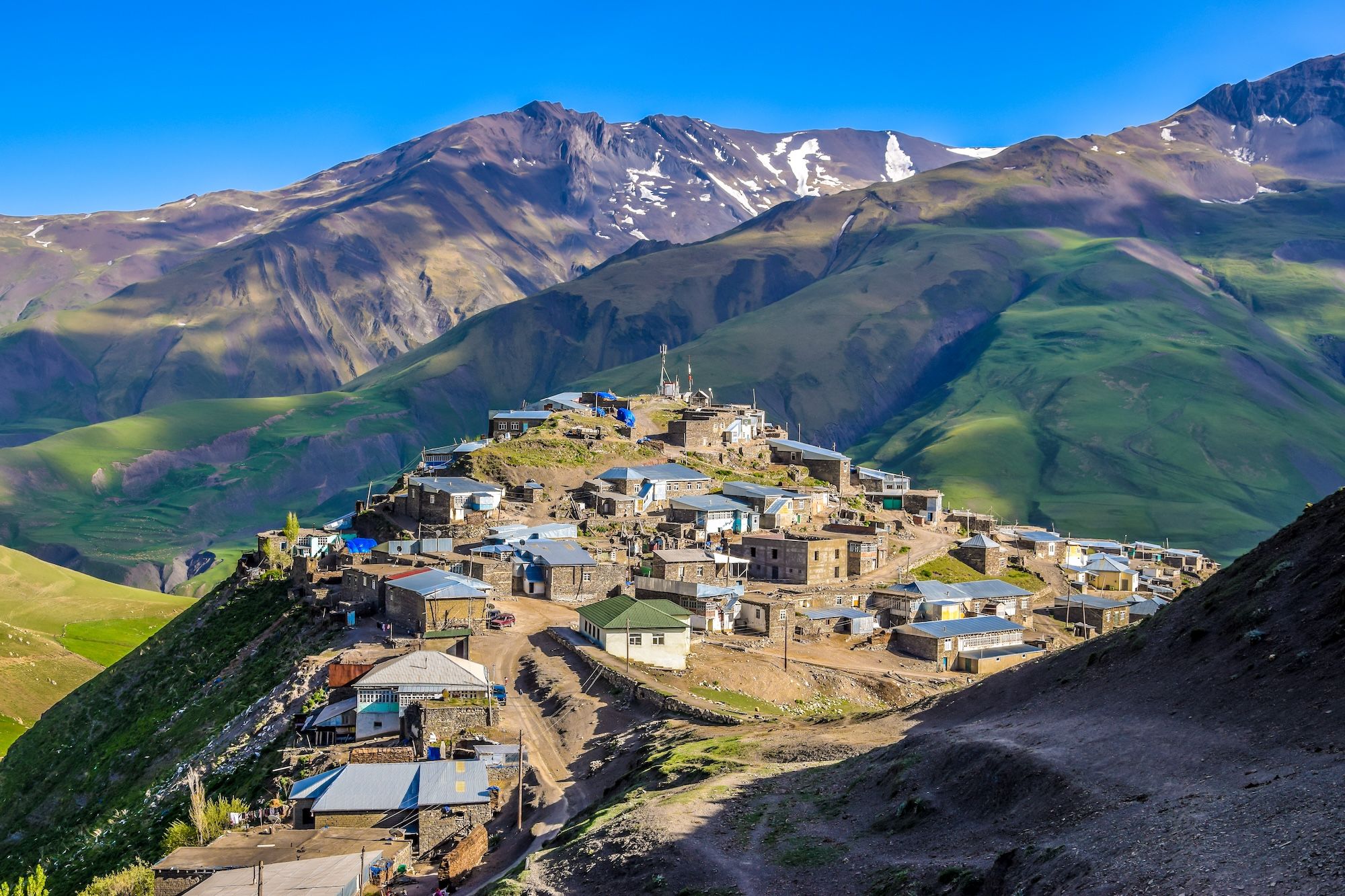 Il villaggio di Xınalıq, in Azerbaigian © tenkl / Shutterstock