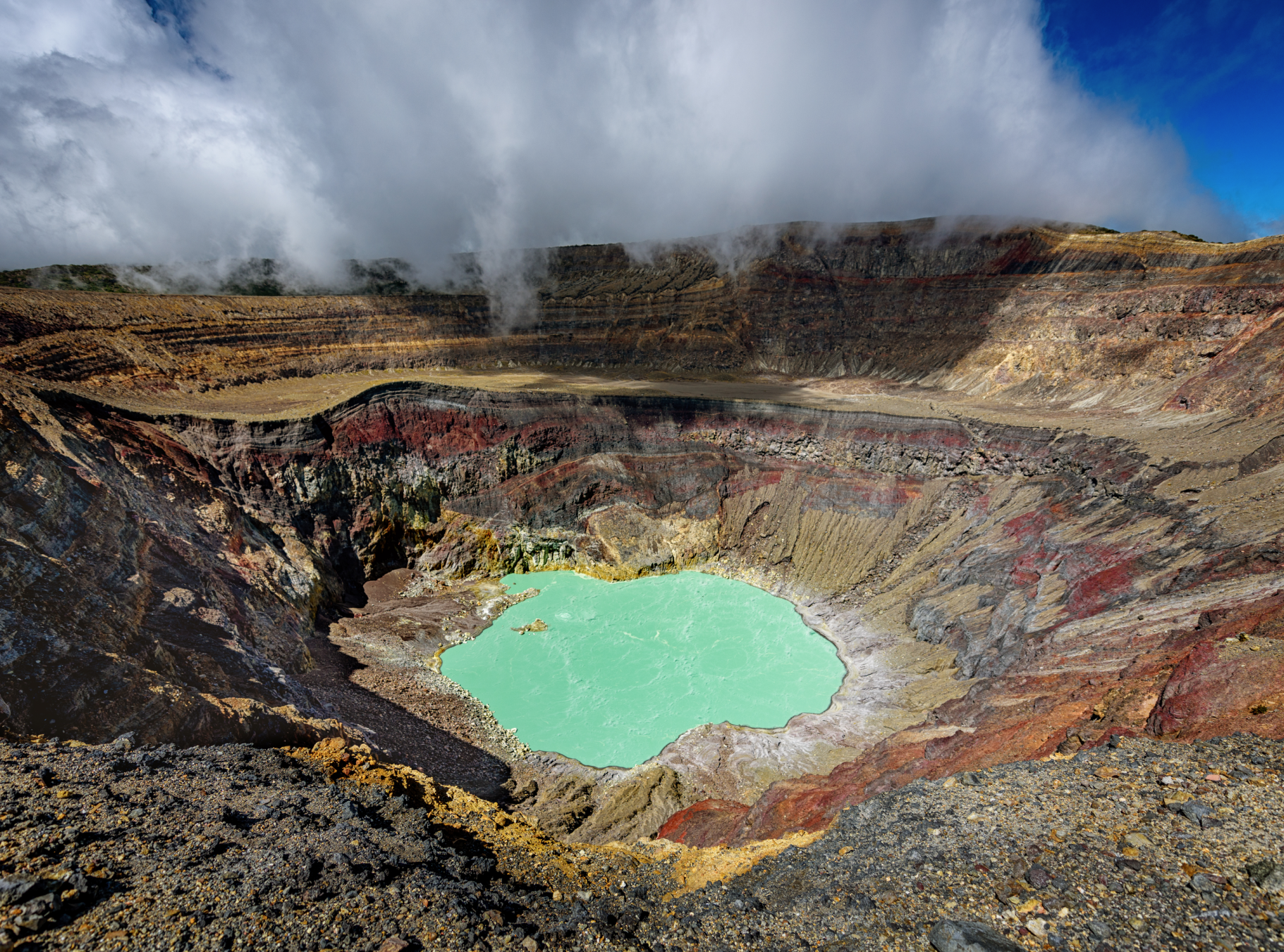 La laguna di Ilamatepec nel vulcano di Santa Ana © mbrand85/Getty Images