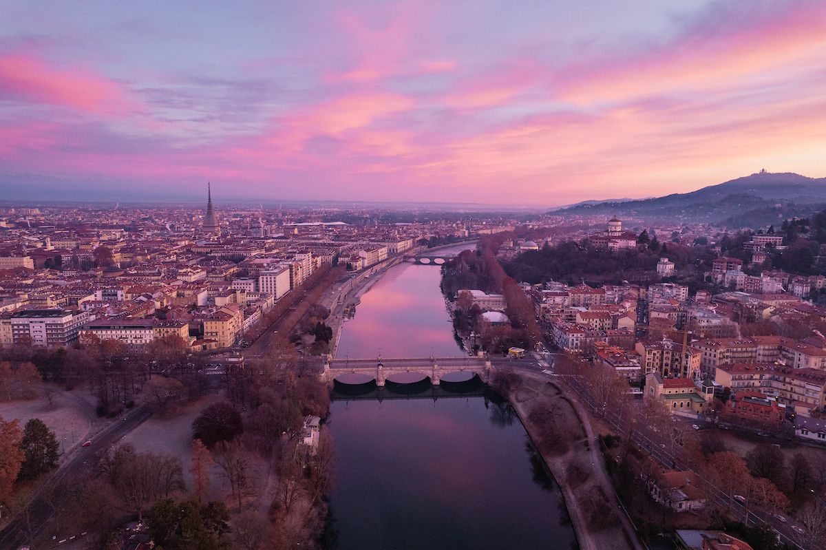 Torino all’alba. Credits Michele D’Ottavio