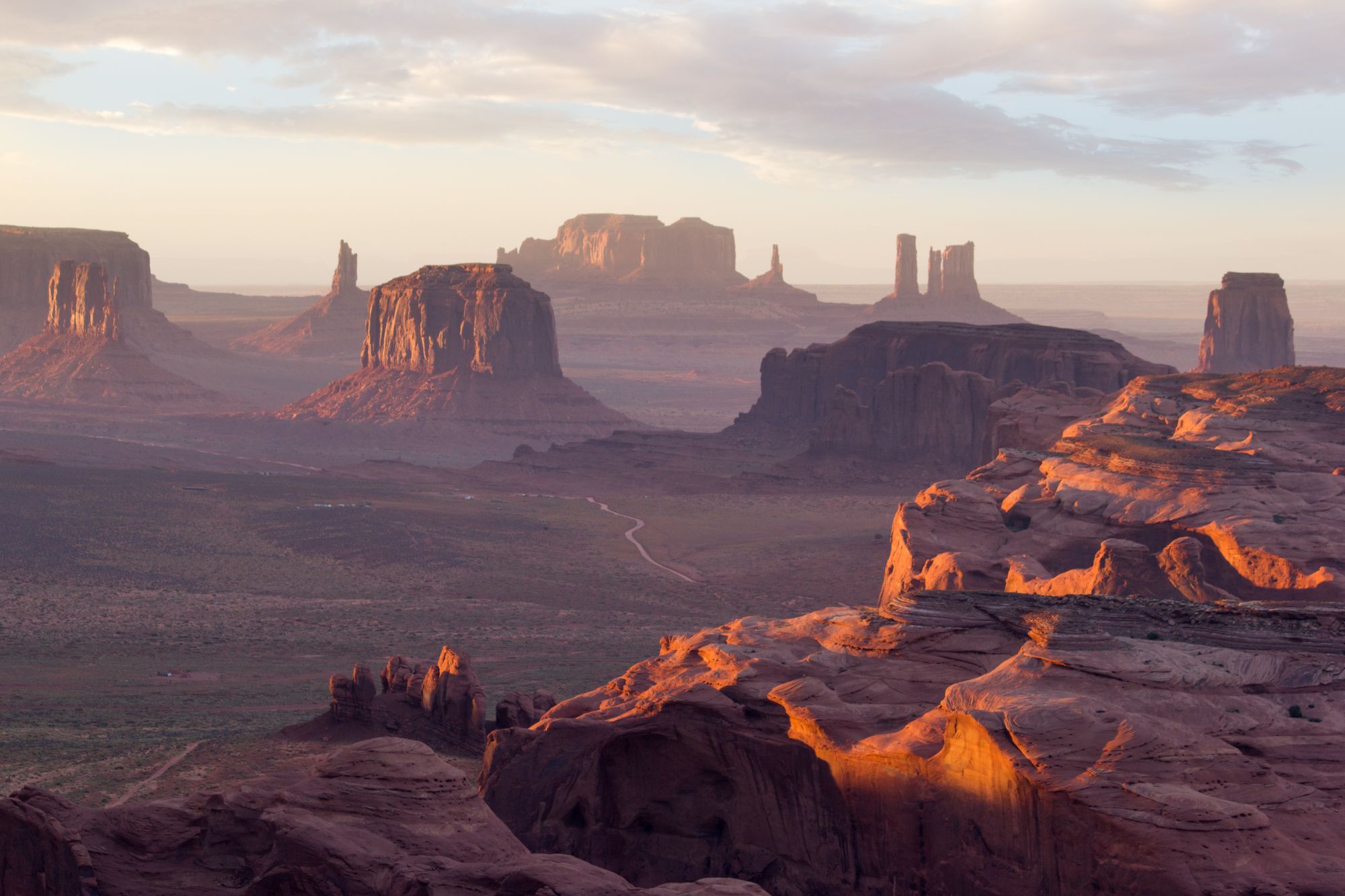 Hunts Mesa, formazione rocciosa nella Monument Valley in Arizona
