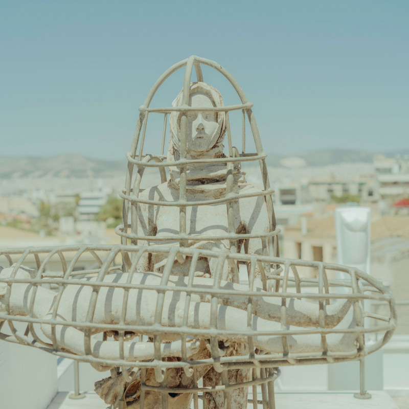 Sulla terrazza del museo Alex Mylona  ©Lorenzo Romani
