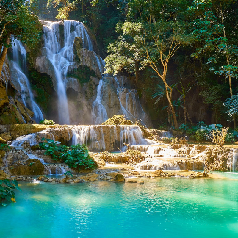 Le cascate di Kuang Si. ©Adel Newman/Shutterstock