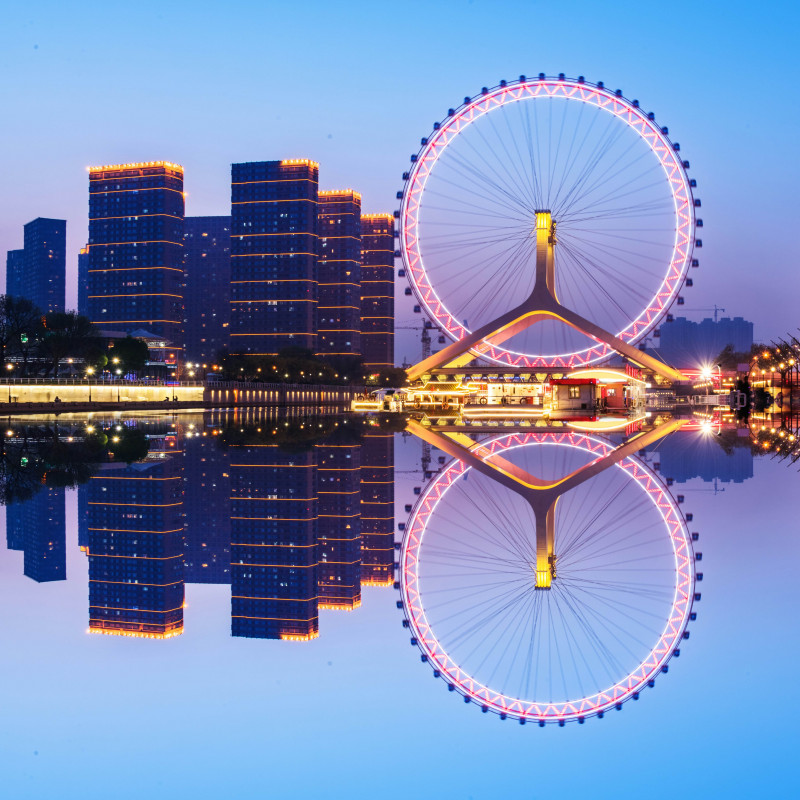 Il Tianjin Eye è l’attrazione più famosa della città. © ssguy/Shutterstock