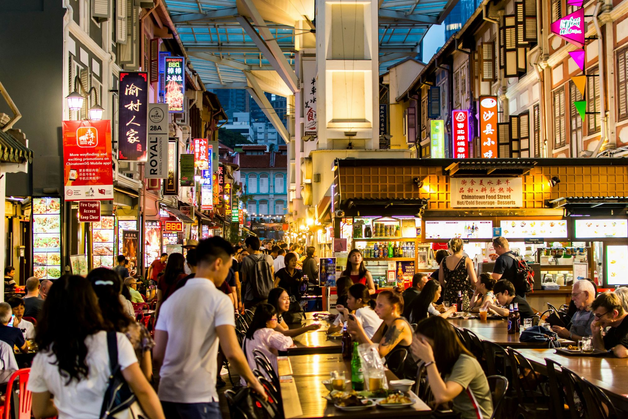 Un hawker center di Singapore. © Kapi Ng/Shutterstock