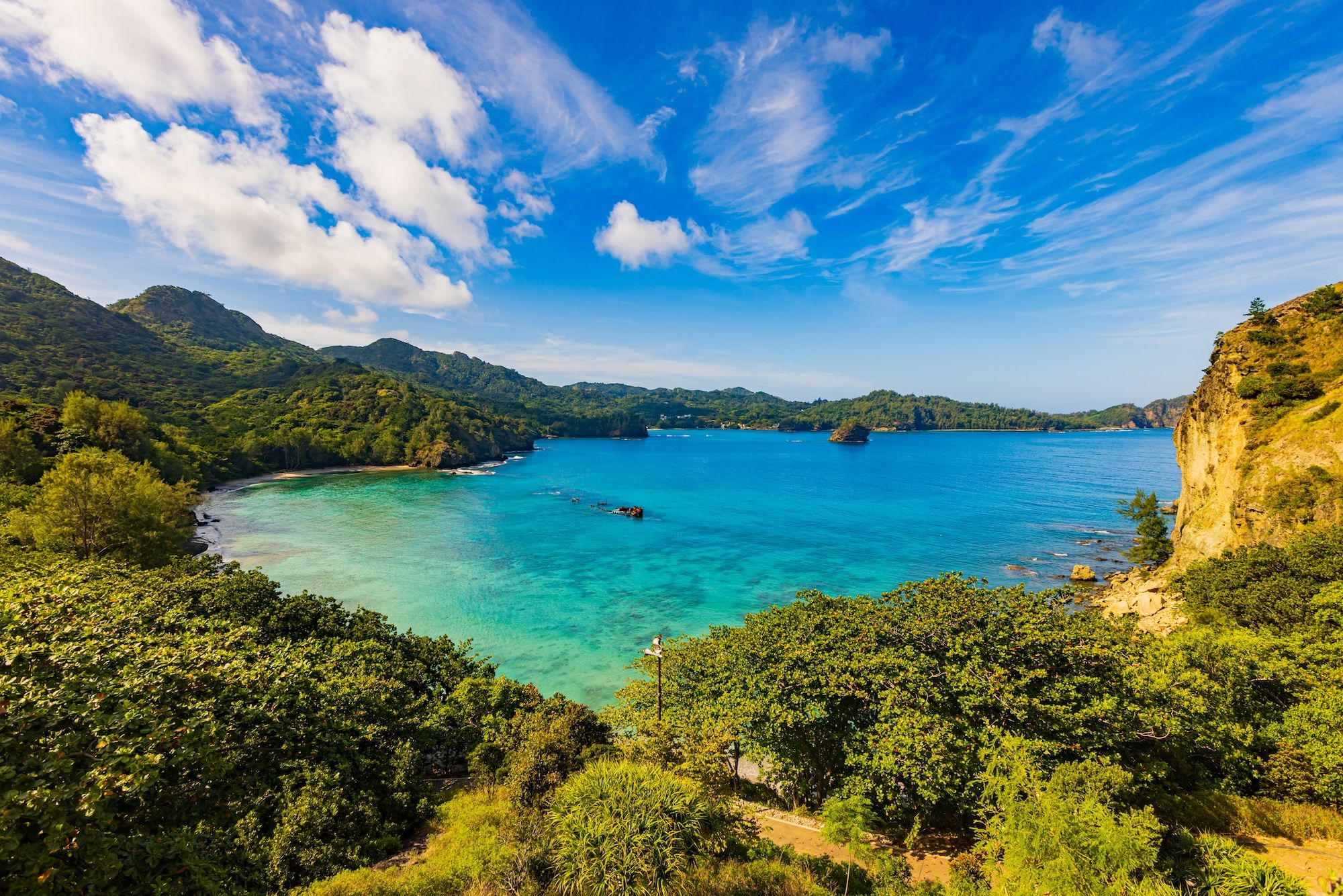 La spiaggia di Sakaiura nell’arcipelago di Ogasawara @Spyan/Shutterstock