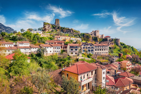Il borgo di Kruja, in Albania © Andrew Mayovskyy