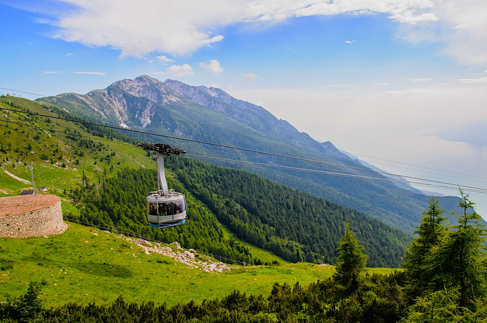 La funivia del Monte Baldo. Credits Irina Fuks / Shutterstock