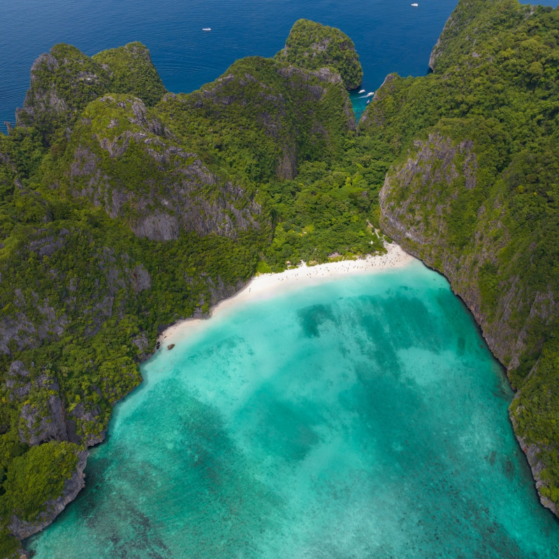Maya Bay, Hat Noppharat Thara-Mu Ko Phi Phi, Thailandia ©frank60 / Shutterstock