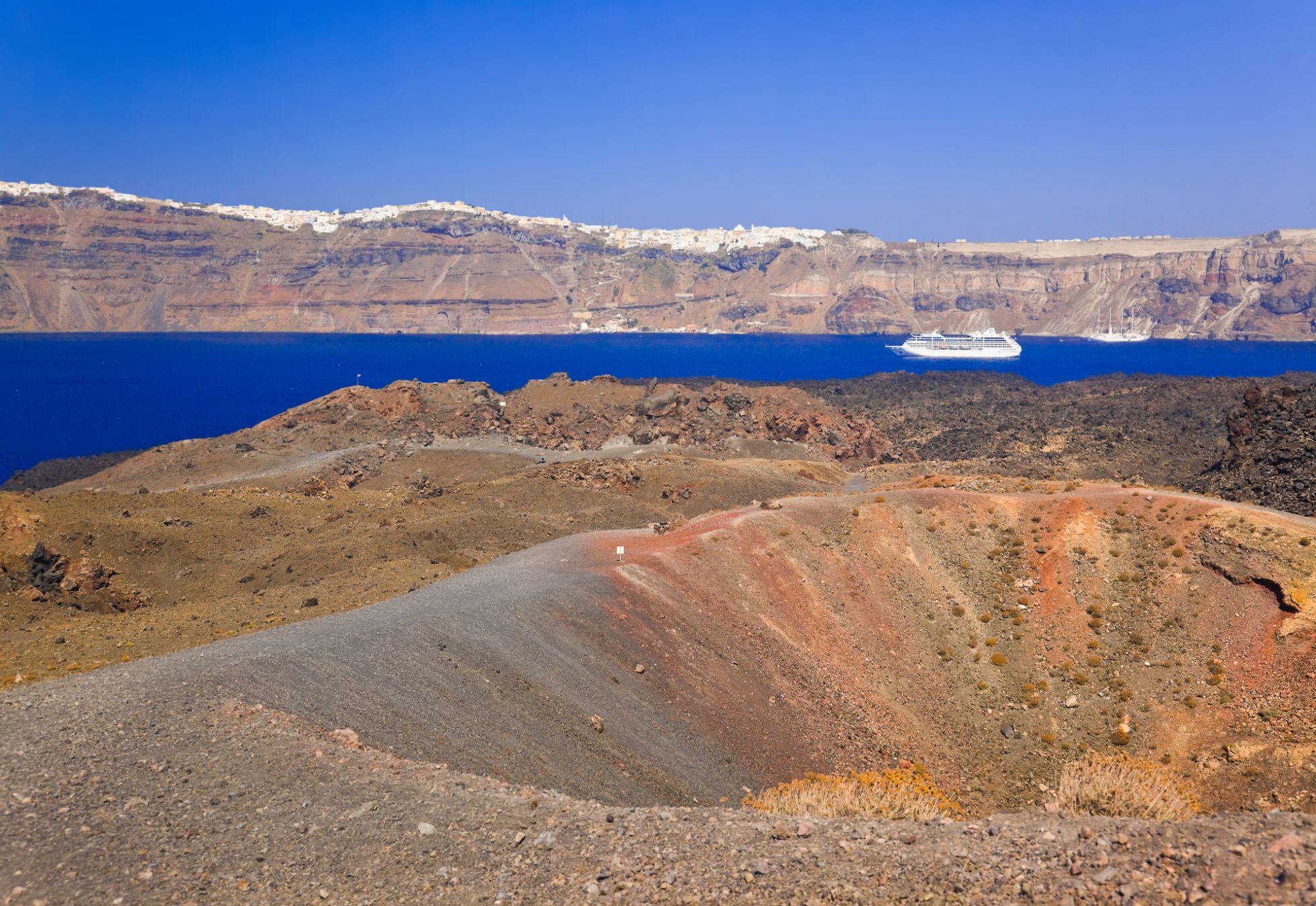 vulcano Santorini