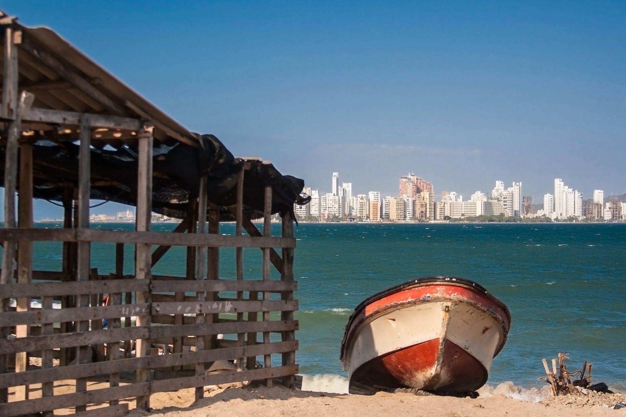 Cartagena vista dal mare © Anamaria Mejia / Shutterstock
