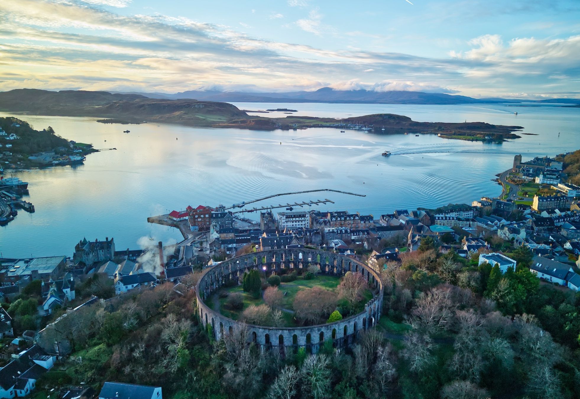 La vista su Oban © Rab Woods /Shutterstock