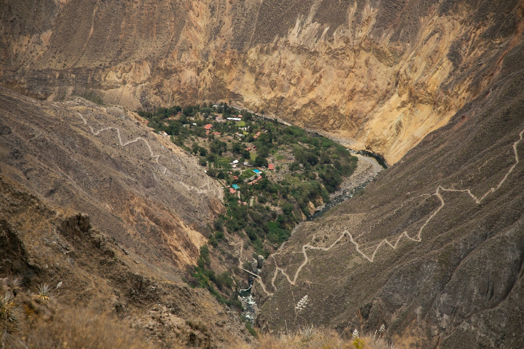 Sangalle, soprannominata ‘l’Oasi’, si trova al fondo del canyon ©Lecker Studio/Shutterstock