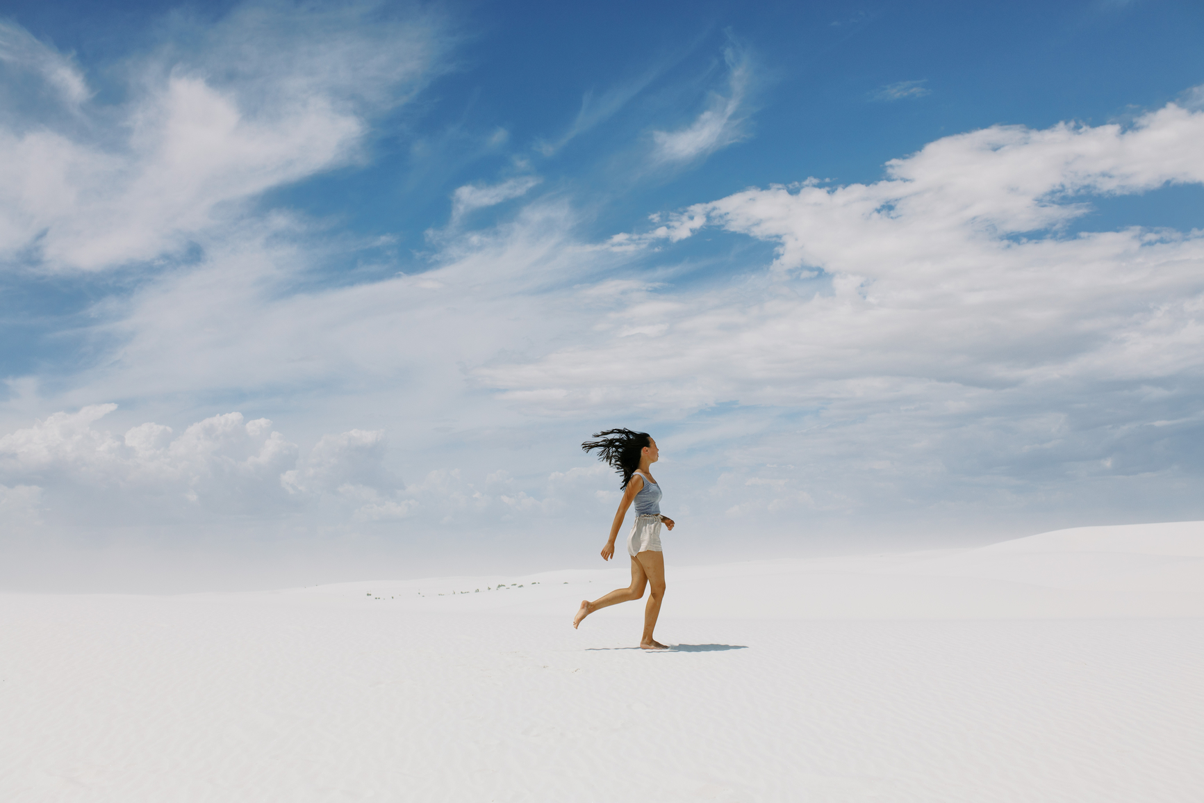 dune bianche del white sands national park, new mexico