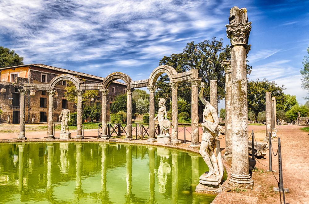 Il Canopo di Villa Adriana a Tivoli. Credits Marco Rubino / Shutterstock
