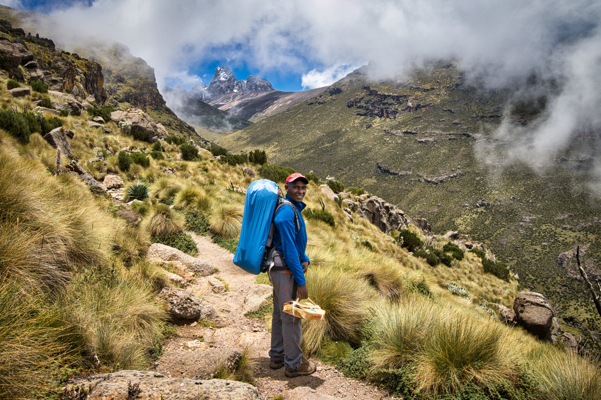 Guida escursionista sul Monte Kenya