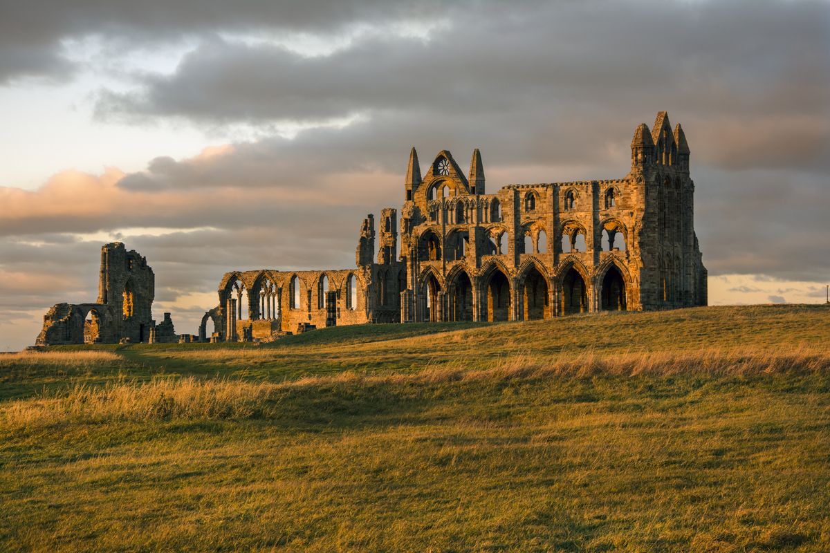 fountains abbey, whitby abbey
