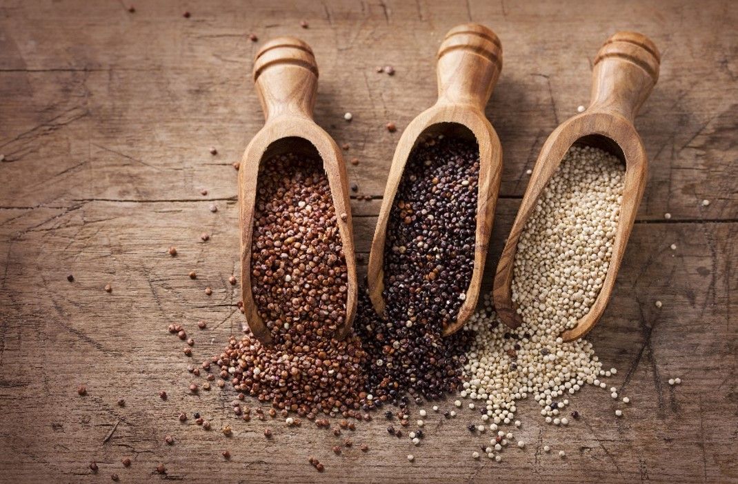 Tris di quinoa Credits Quinoa Istock / Promperu