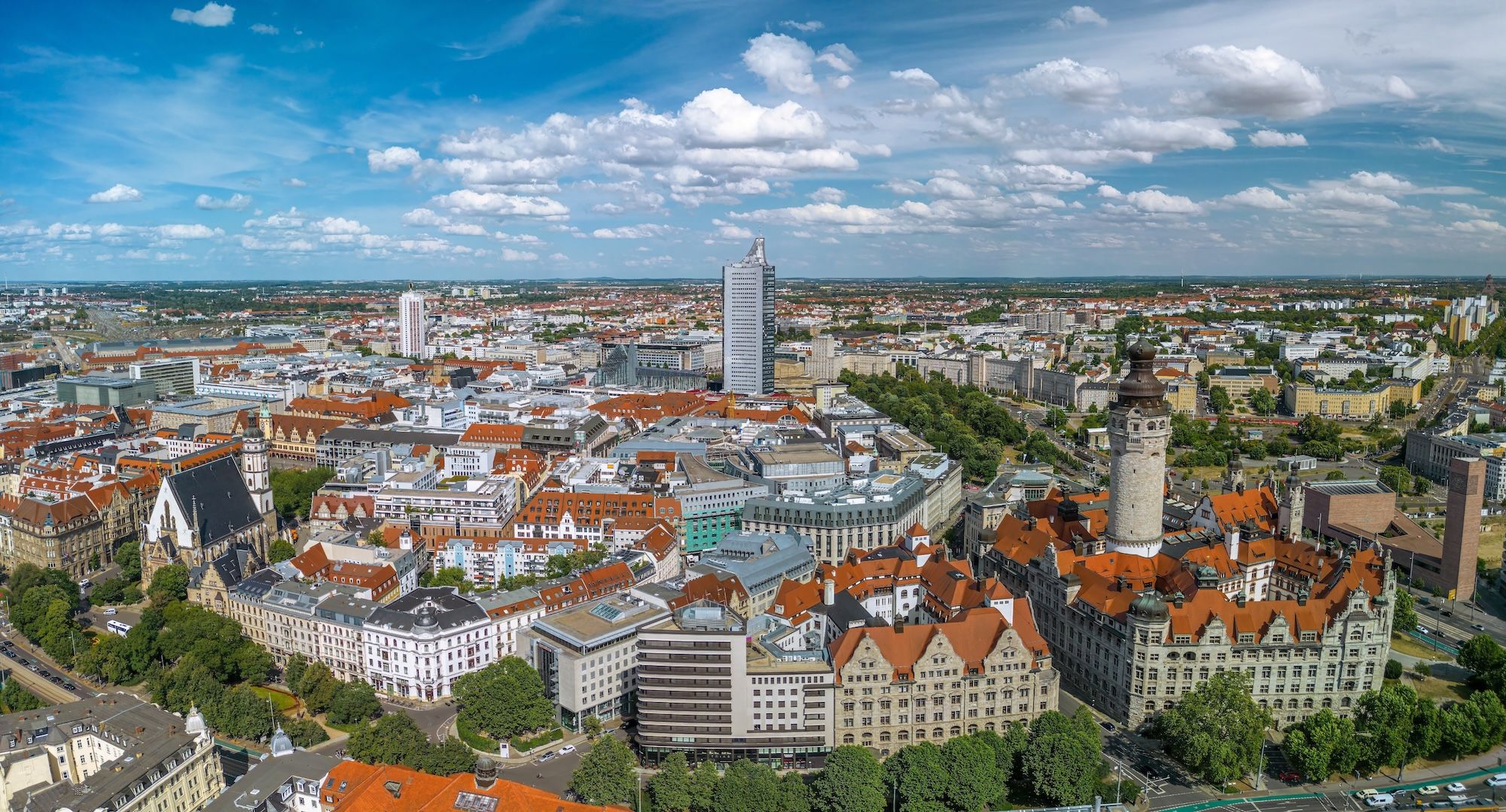 Lipsia vista dall’alto ©Brookgardener /Shutterstock