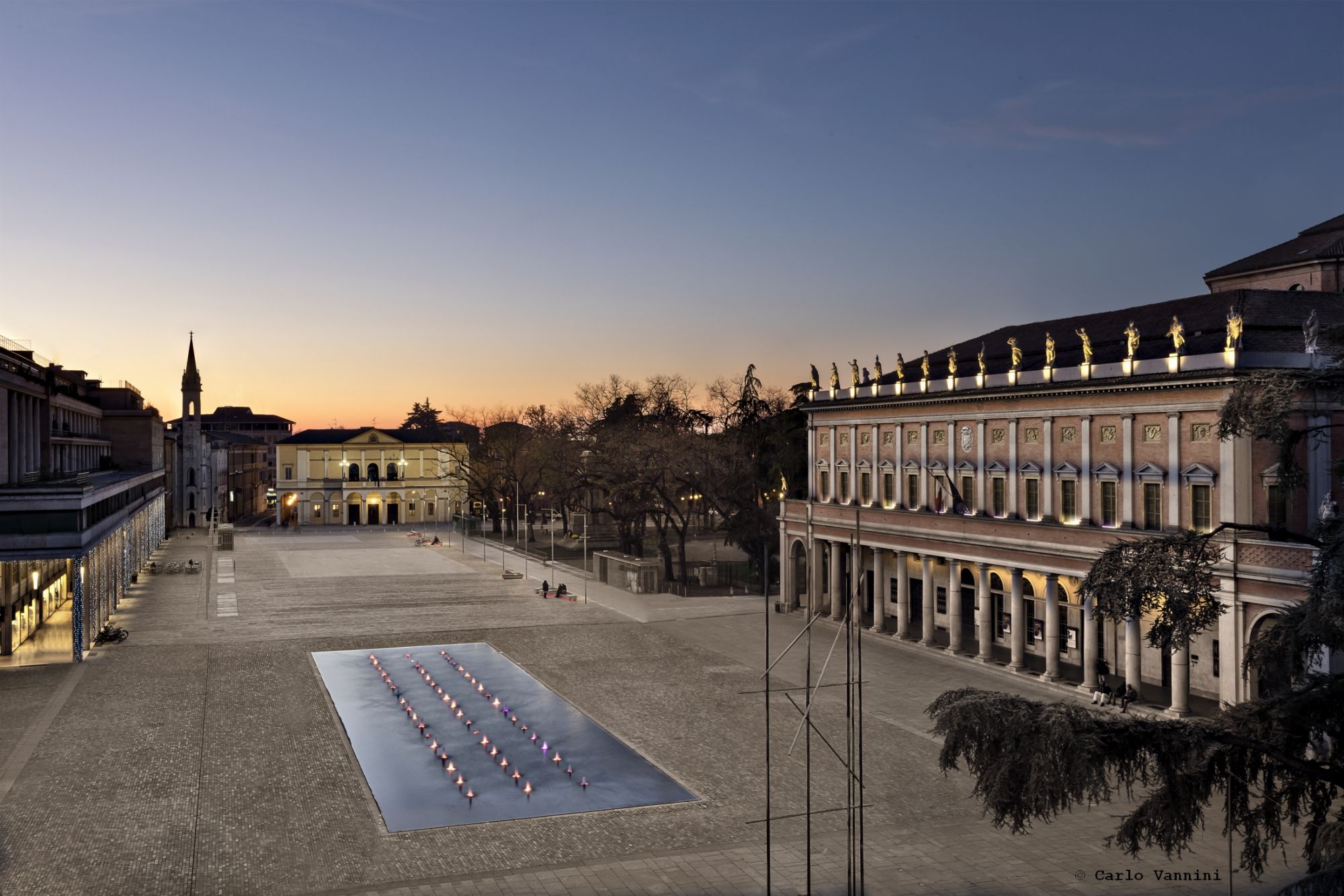 Piazza della Vittoria a Reggio Emilia