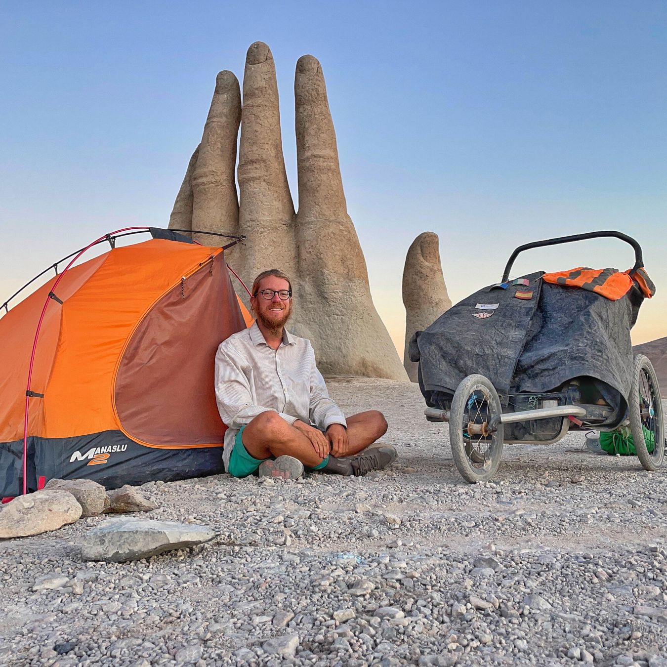 Nicolò nel Deserto di Atacama ©Nicolò Guarrera