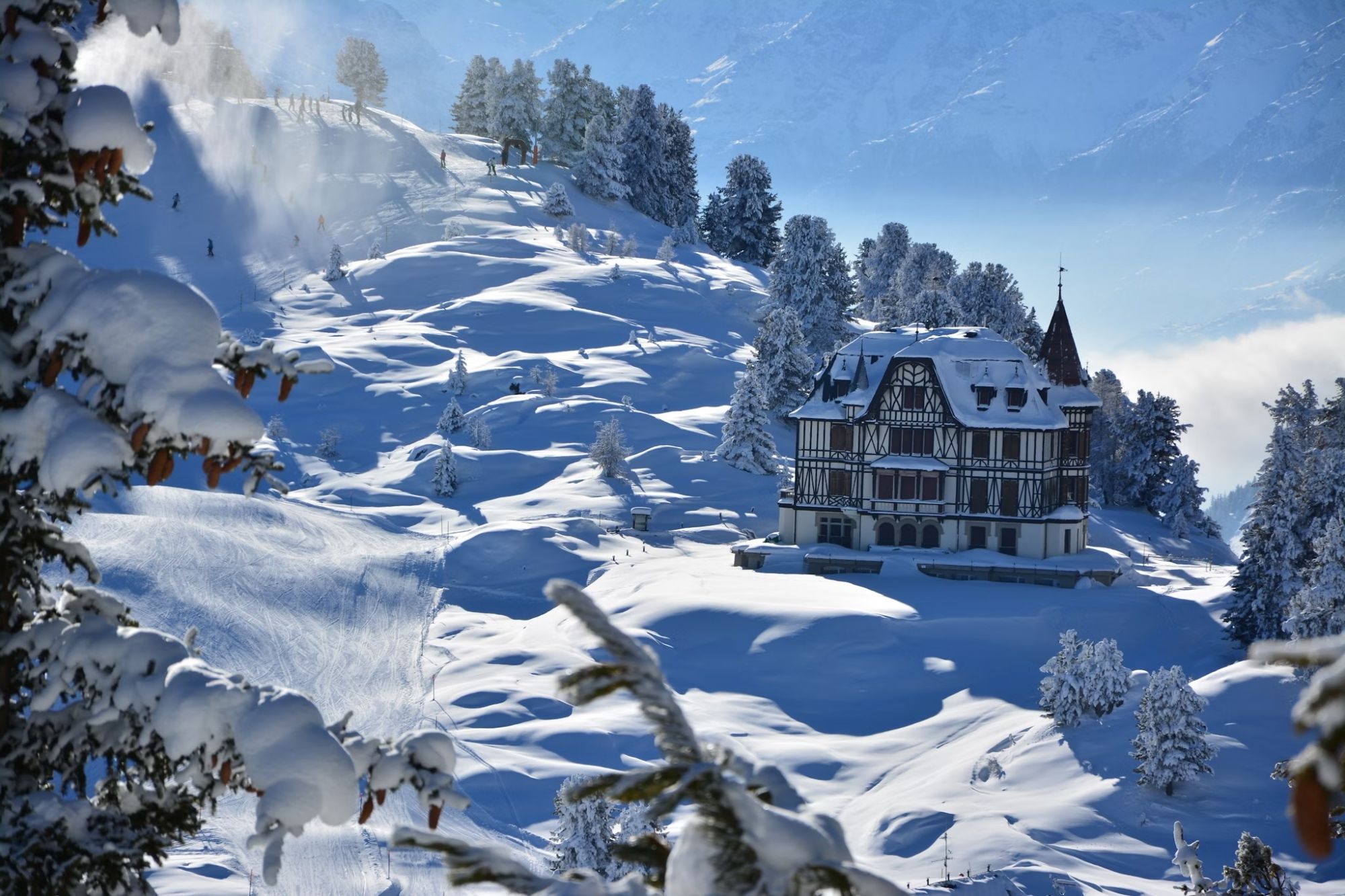 La Bettmeralp-Aletsch, adatta alle famiglie, è una delizia da cartolina. Phillip Richter/Shutterstock