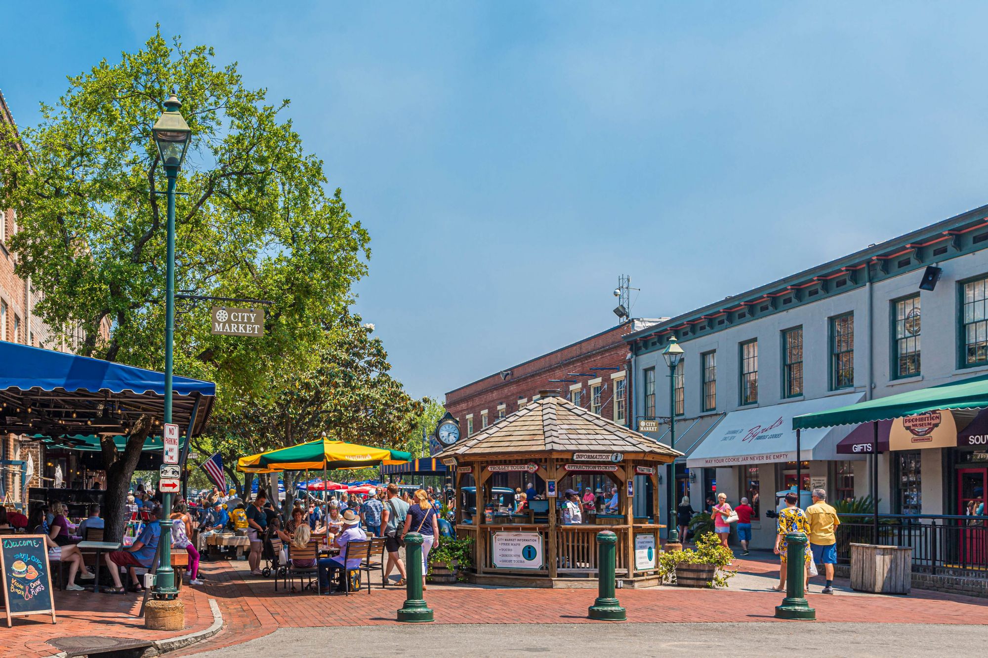 Il City Market, tappa irrinunciabile di un giro a piedi per Savannah. © Darryl Brooks / Shutterstock