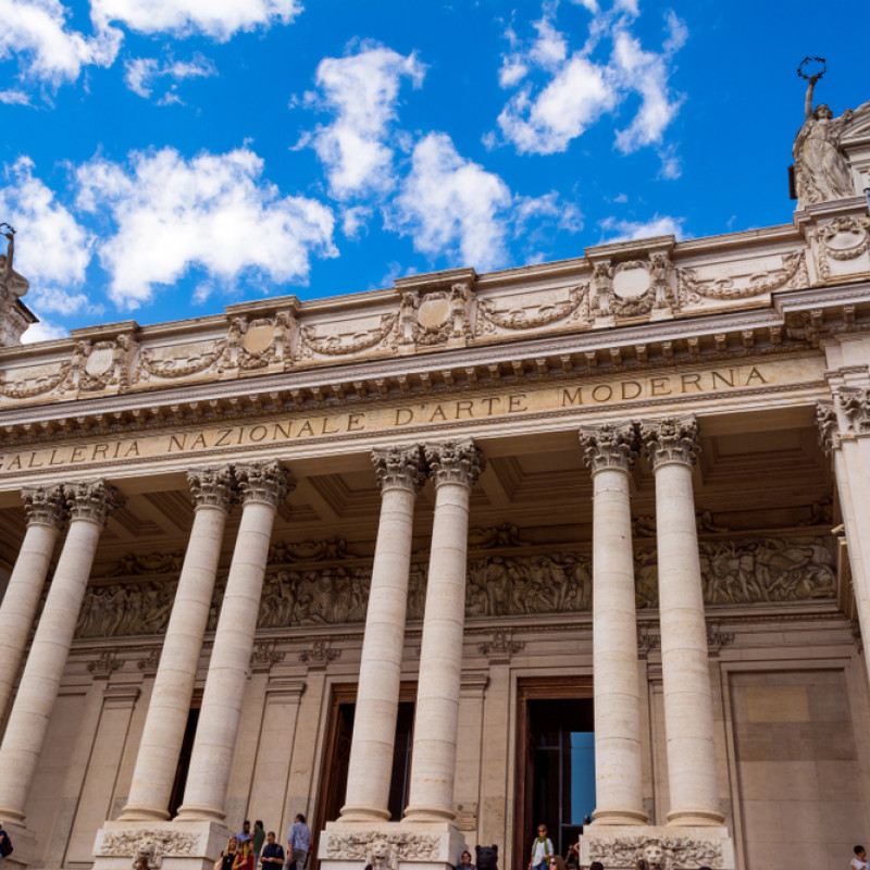 La Galleria Nazionale d’Arte Moderna e Contemporanea di Roma. Credits RODKARV / Shutterstock