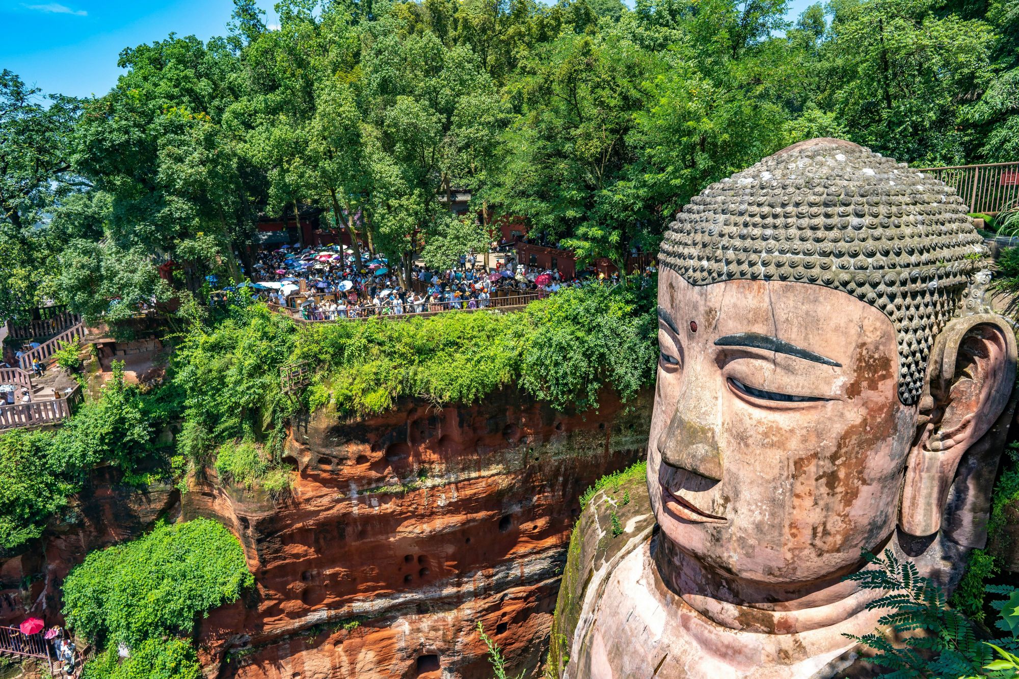Leshan ospita il Buddha antico più grande del mondo. © Ungvari Attila/Shutterstock
