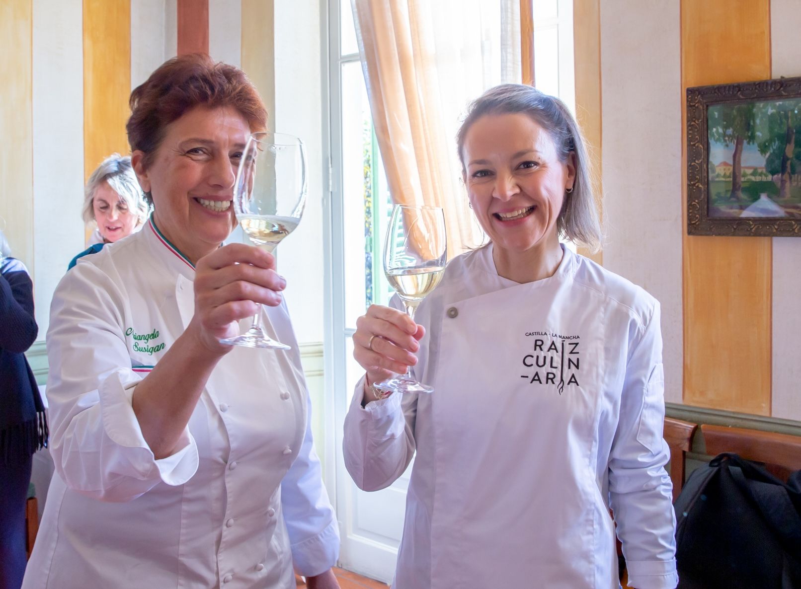 Mariangela Susigan del Gardenia di Caluso e Teresa Gutiérrez del Ristorante Azafrán di Villarrobledo