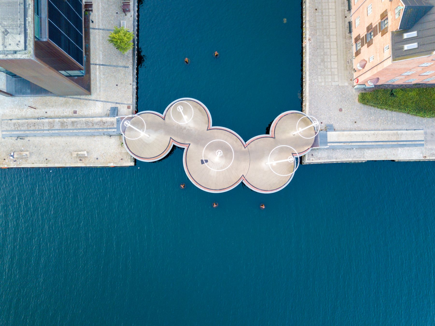 Il Circle Bridge visto dall’alto Oliver © Foerstner