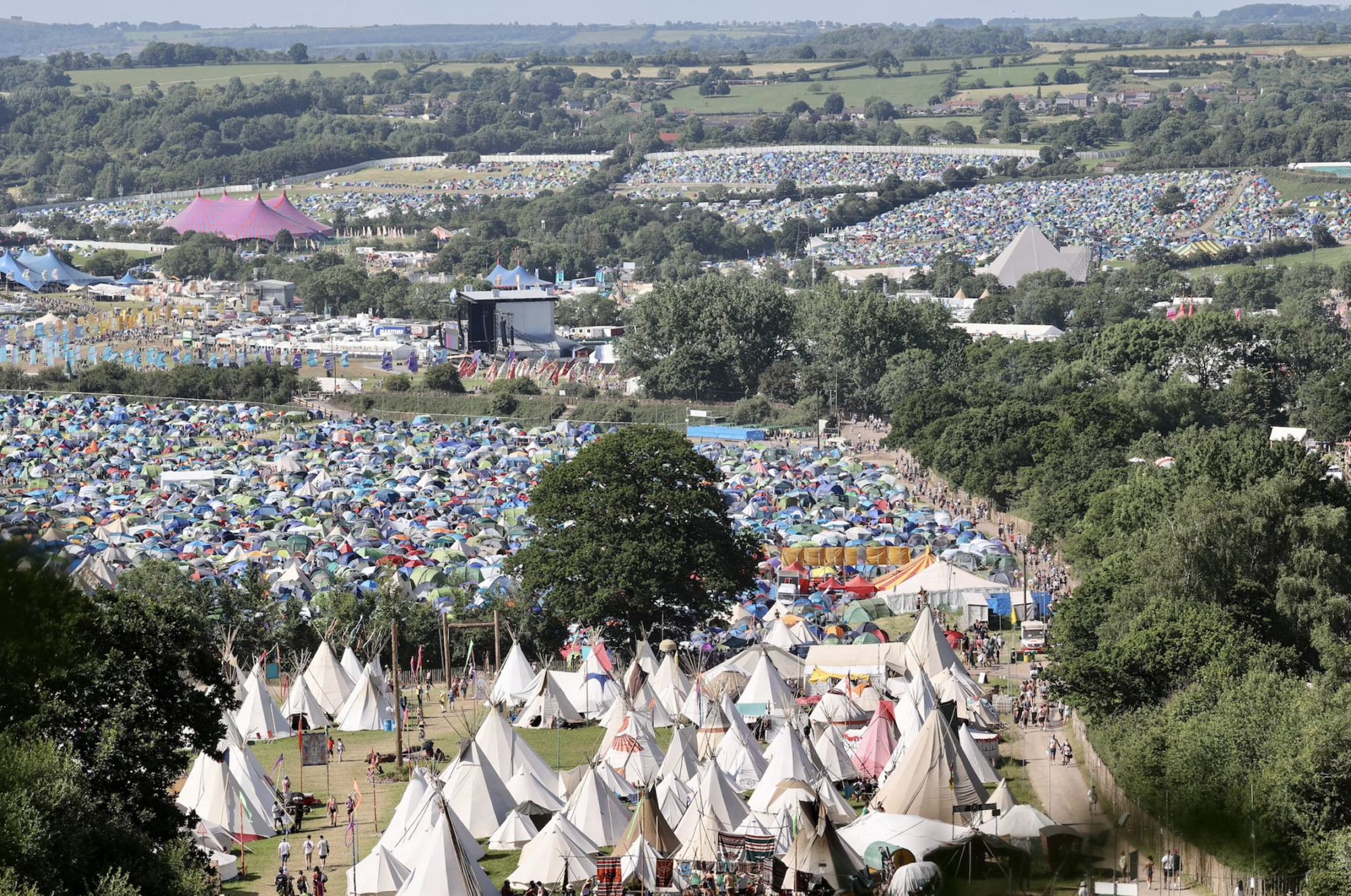 I fan che si sono persi i biglietti per il Glastonbury di quest’anno possono ascoltare i concerti grazie alla BBC © Anna Barclay / Glastonbury Festiva