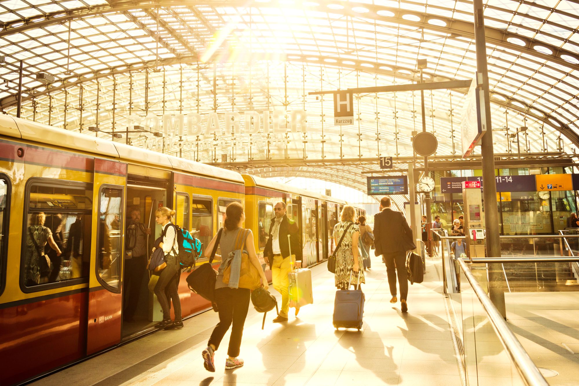 Viaggiare in treno è un modo sostenibile per visitare l'Europa © Nikada / Getty Images
