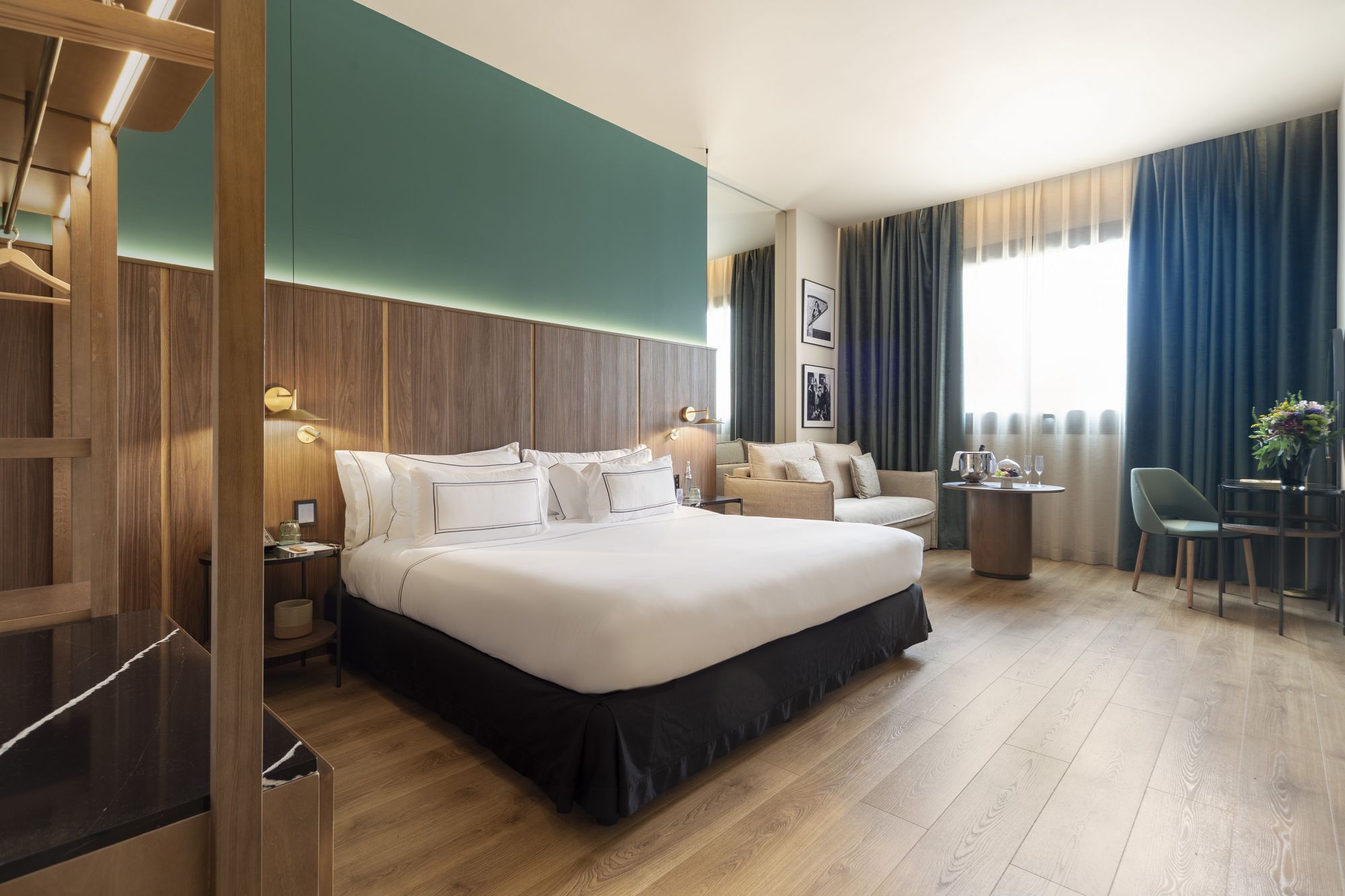 Una camera Premium King del Meliá Milano