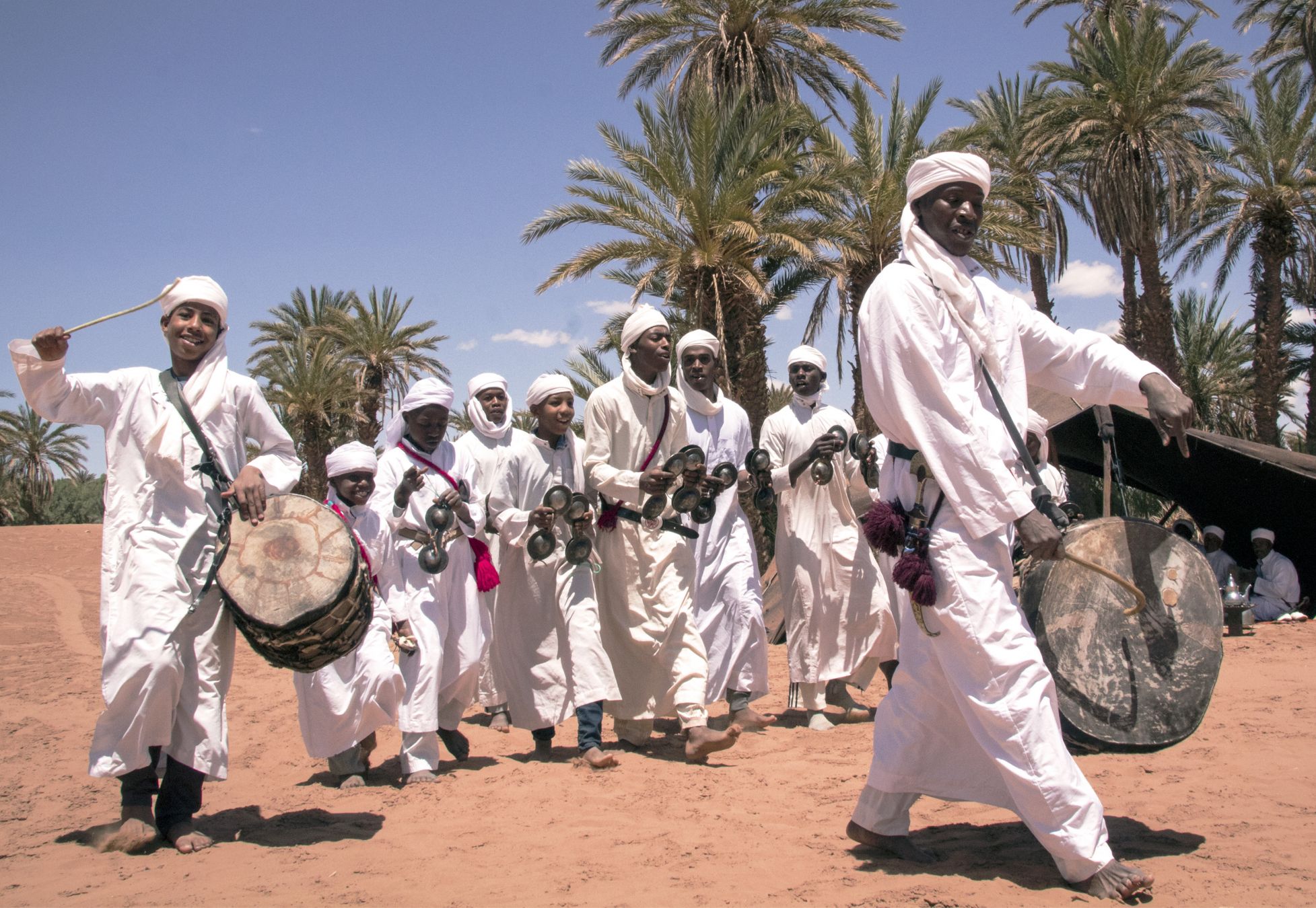 Musicisti al Zamane Festival ©Associazione Joudour Sahara