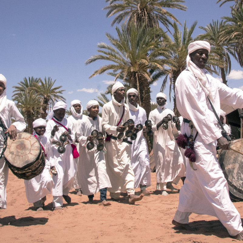 Musicisti al Zamane Festival ©Associazione Joudour Sahara