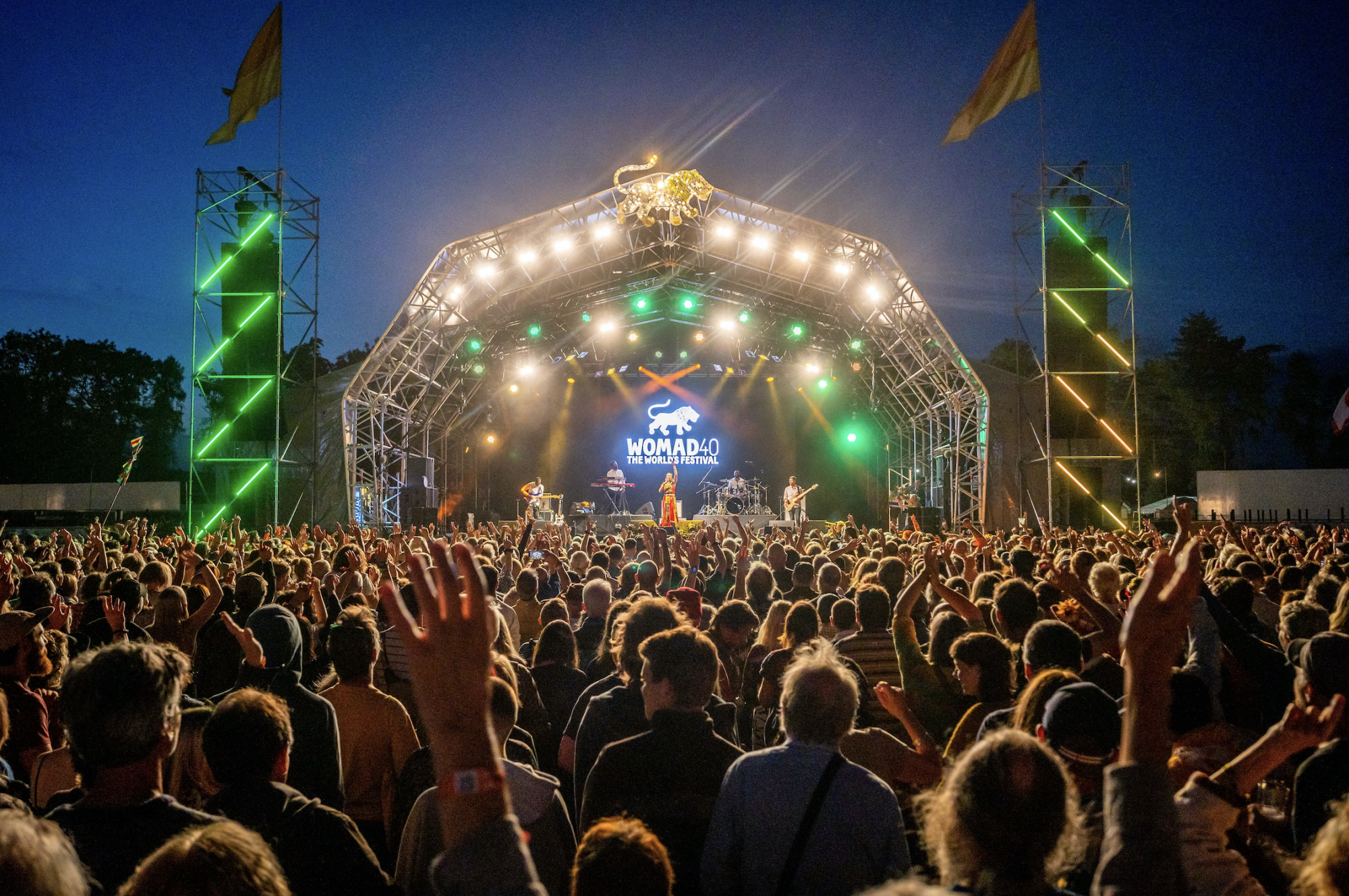 Il Fatoumata ha attirato una grande folla per la sua straordinaria performance al XL compleanno di Womad lo scorso anno © WOMAD