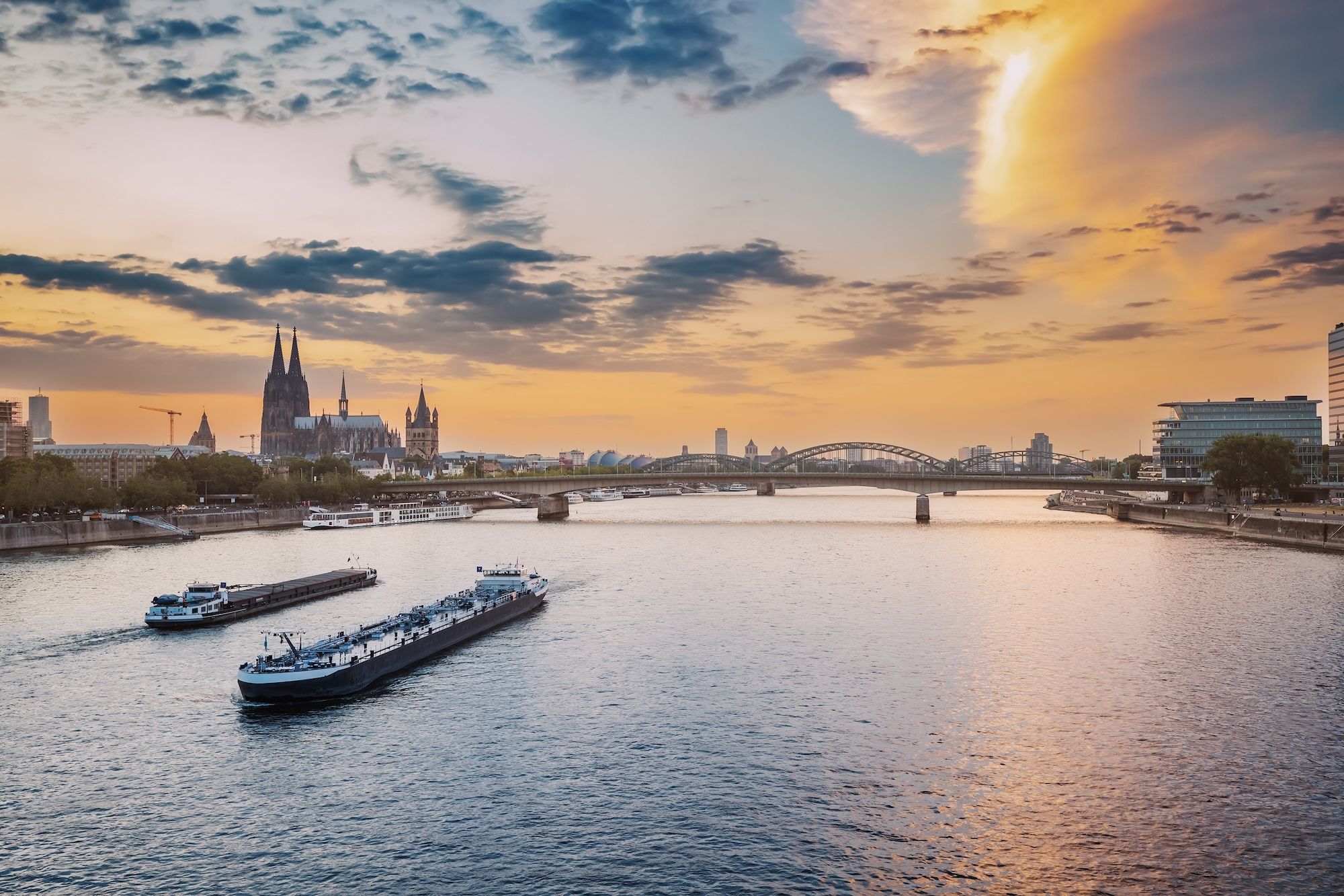 Il tramonto sul Reno © frantic00/Shutterstock