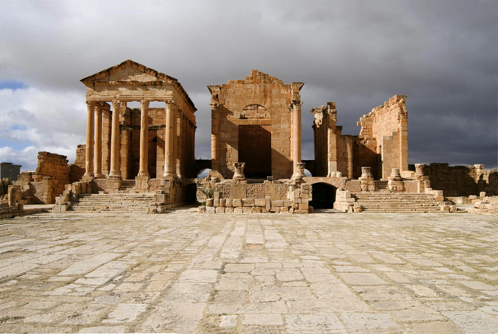 Il sito archeologico di Sufetula, vicino a Sbeitla. © Giulia Rossi Ferrini/Getty Images