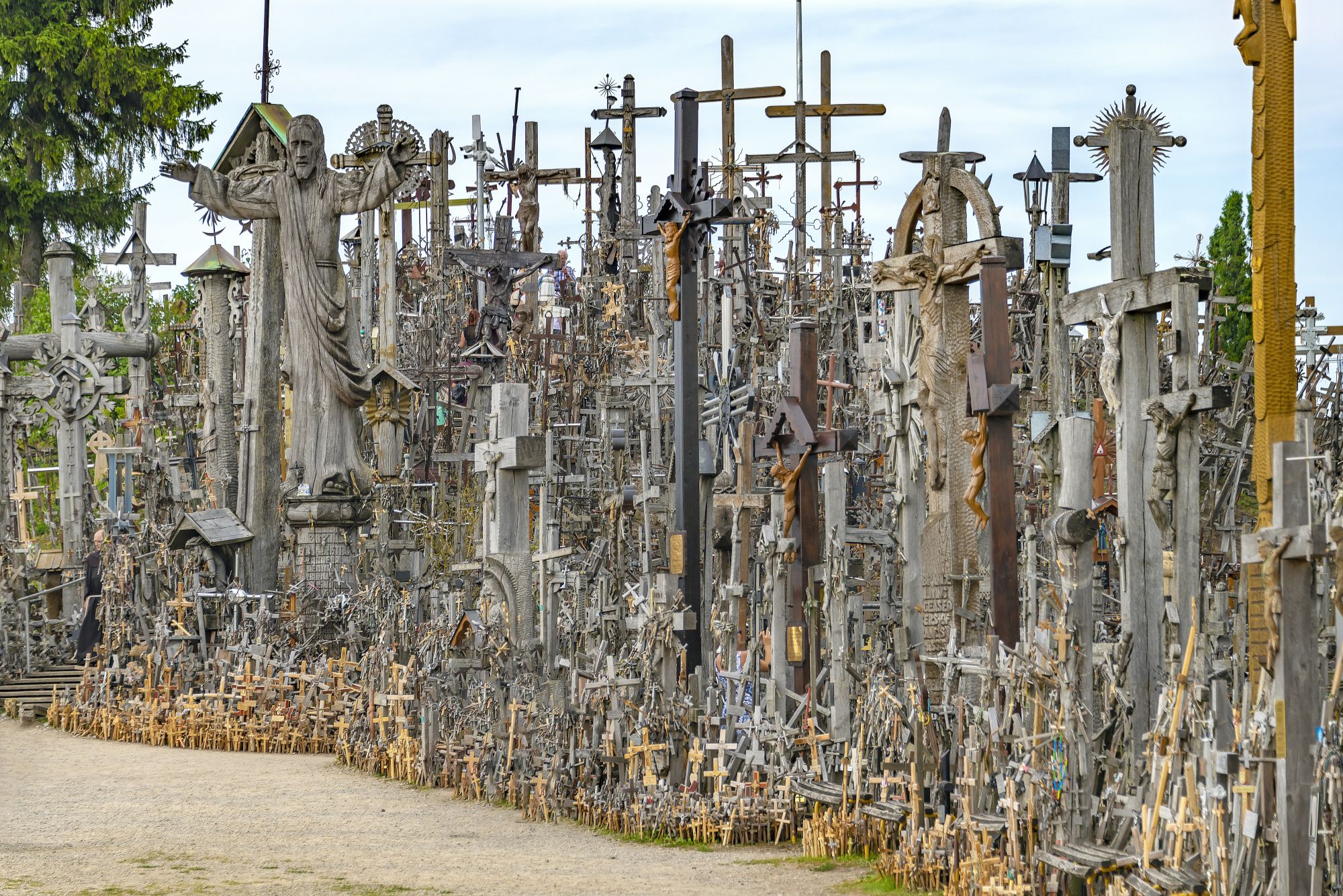 La collina delle croci in Lituania
