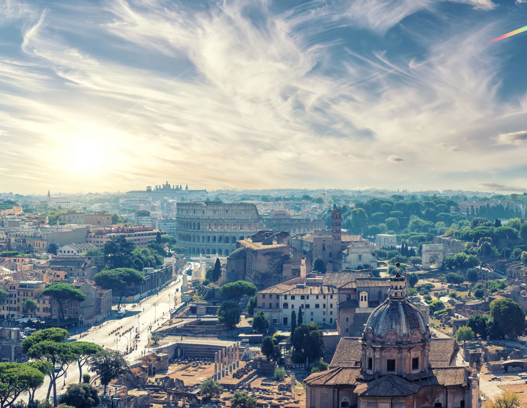 Un colpo d’occhio grandioso della Città Eterna. Credits AlexAnton / Shutterstock