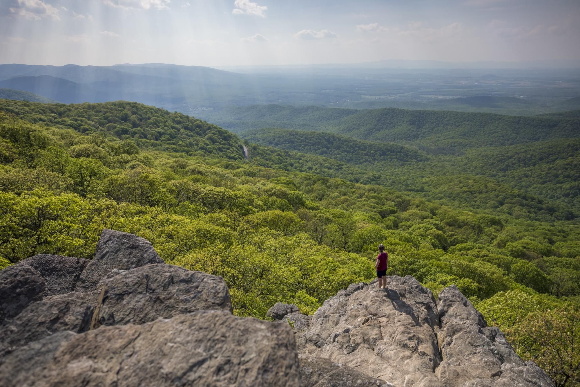 Humpback Rock con la valle che si apre alla vista, Virginia ©Ben Girardi/Aurora Photos/Getty Images